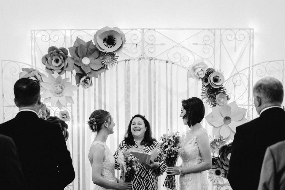 They sung their vows