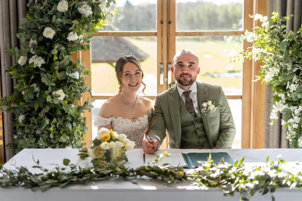 Indoor Wedding Ceremony