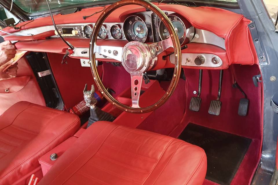Red-leather interiors
