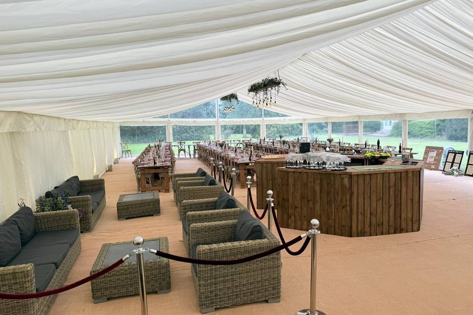 Pre wedding setup