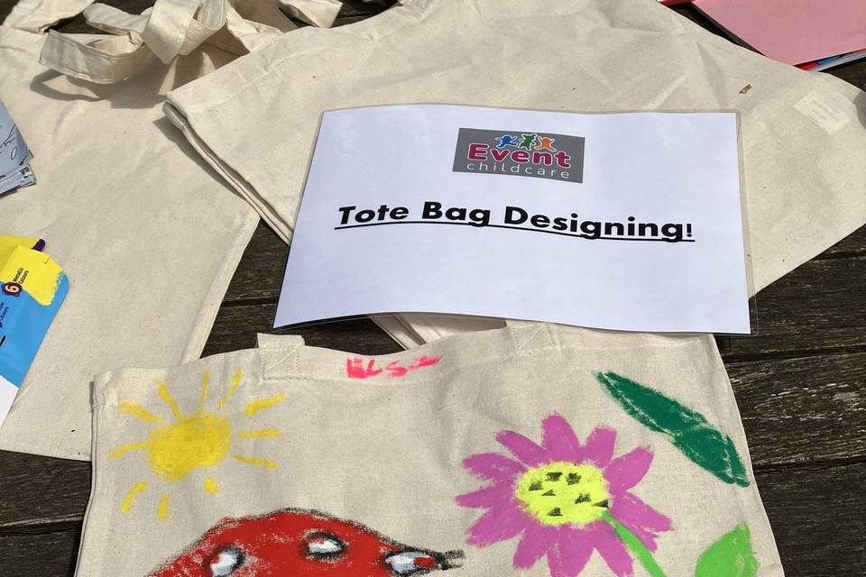 Tote bag designing