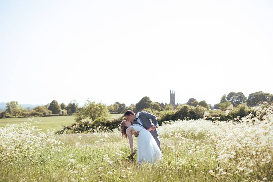 Bride & groom shot