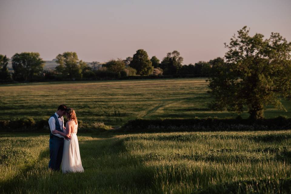 Bride & groom shot