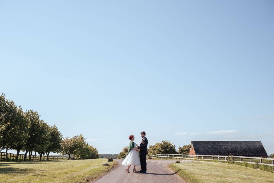 Bride & groom shot