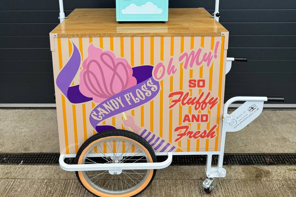 Candy floss cart