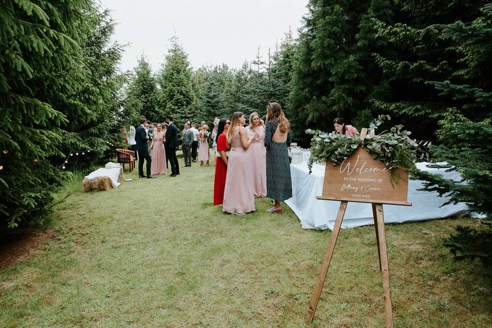 Woodland drinks receptions