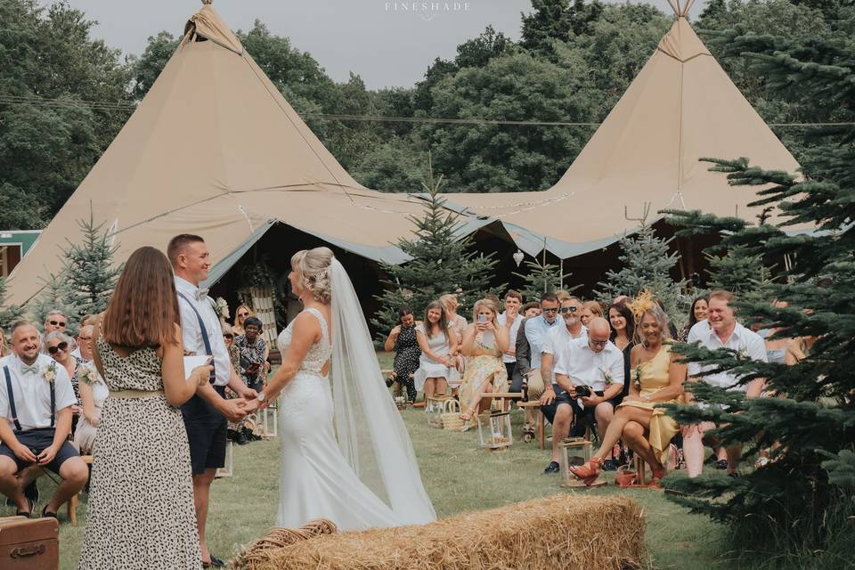 Stunning tipi weddings