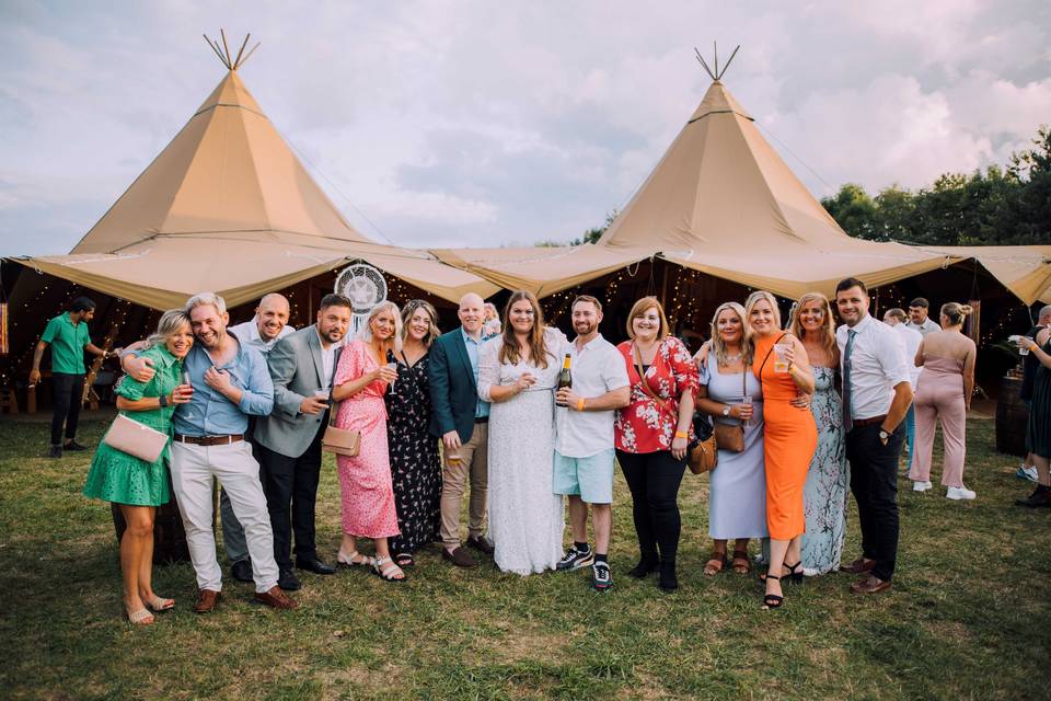 Tipi wedding style