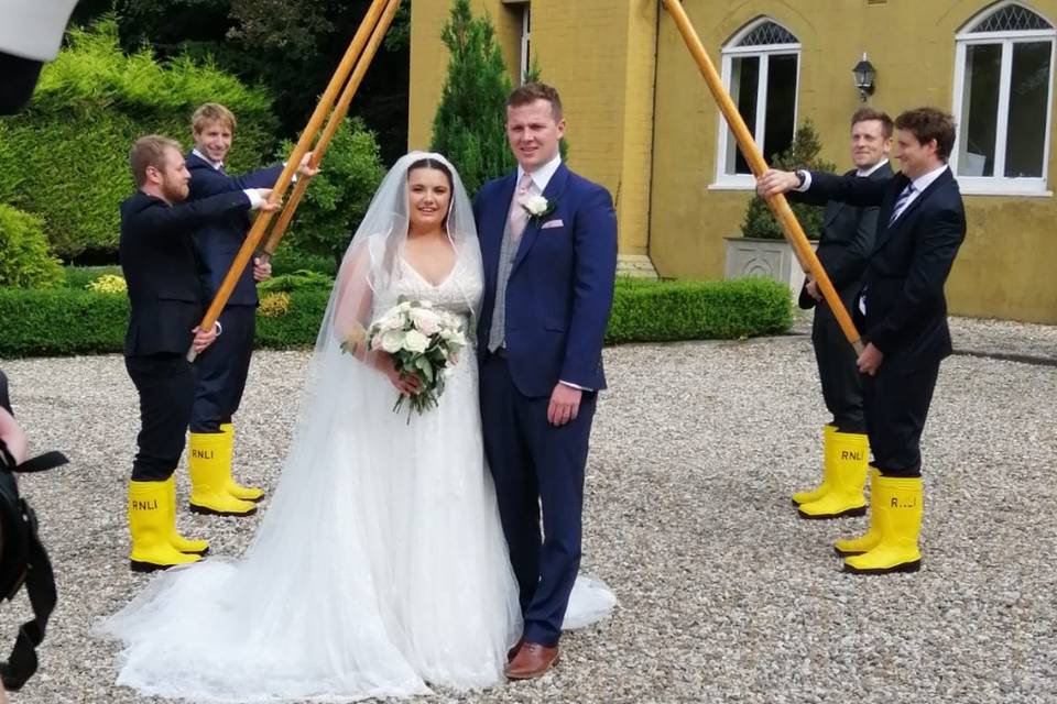 RNLI guard of honour