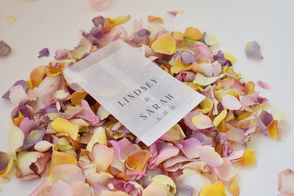 Personalised Confetti Bag