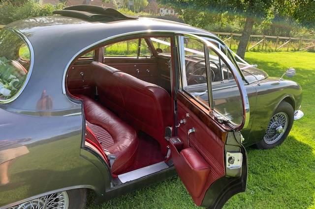 Red leather interior