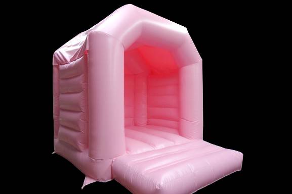 Small pink bouncy castle