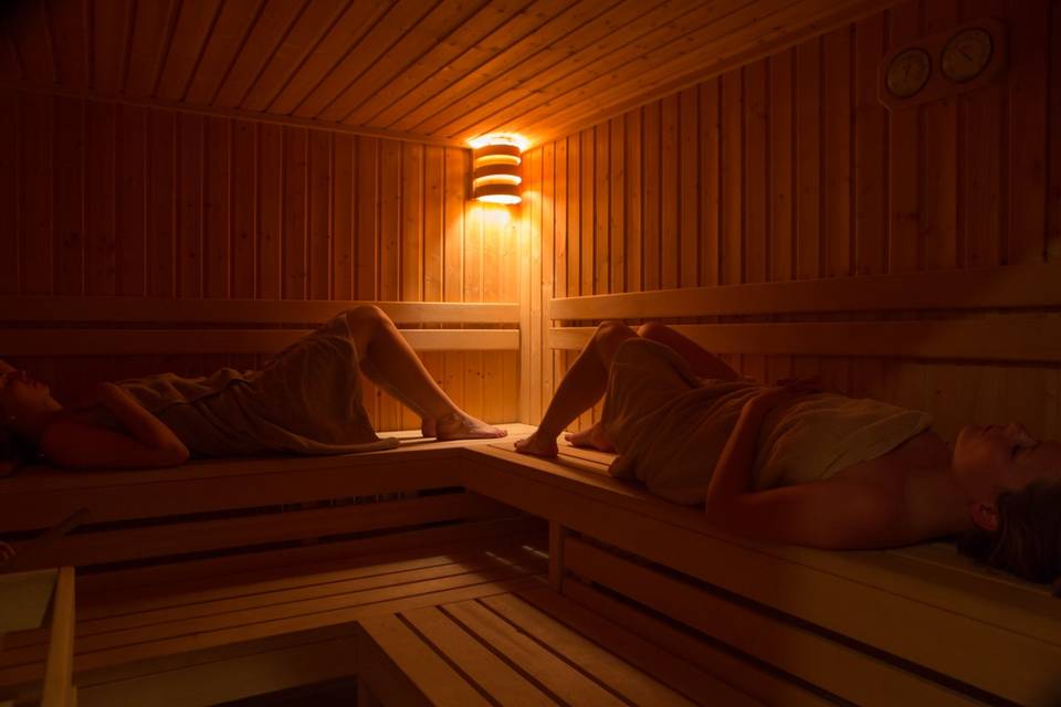 Sauna in the lodge