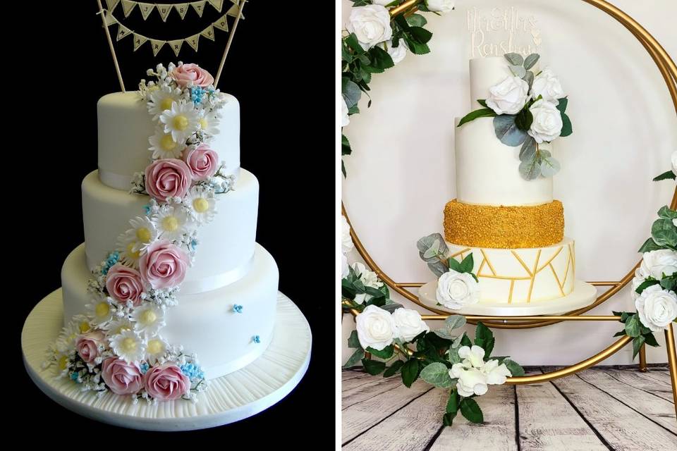 Two-tier Wedding Cakes - Quality Cake Company