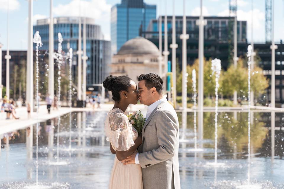 Birmingham City Centre Wedding