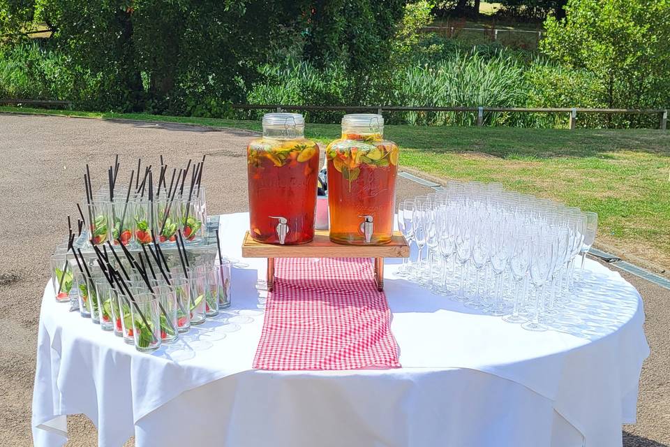 Pimms and Prosecco