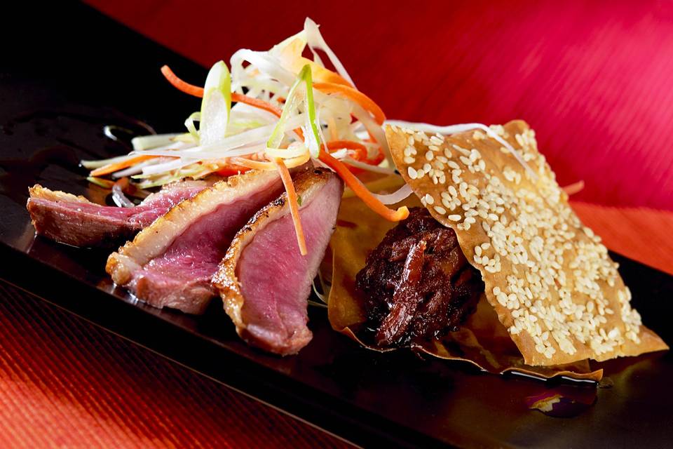 Oriental duck salad