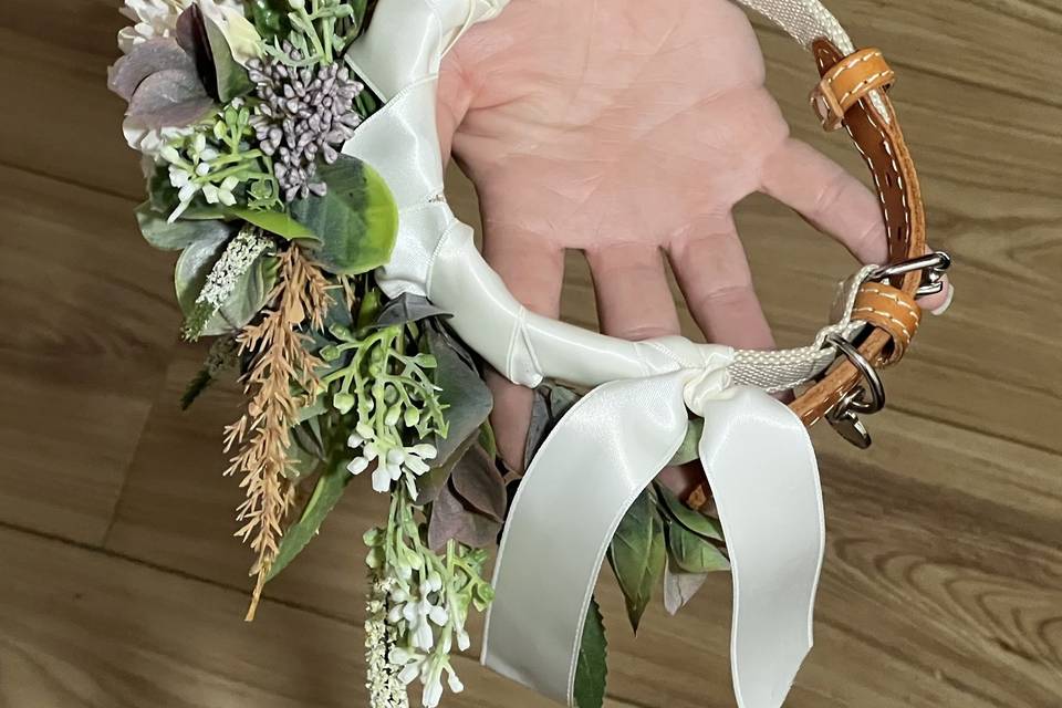 Dog collar flowers