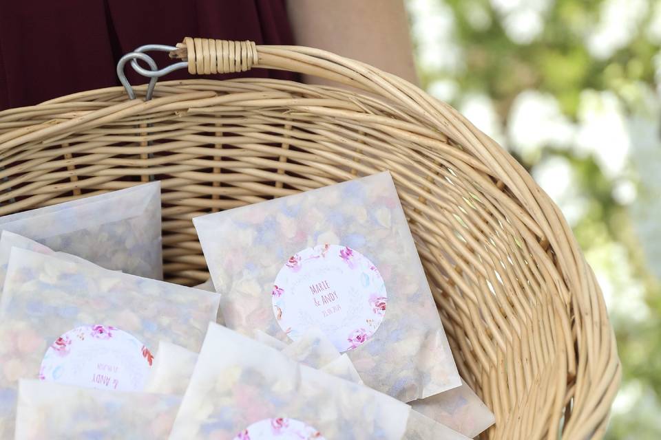 Personalised Confetti Sachets