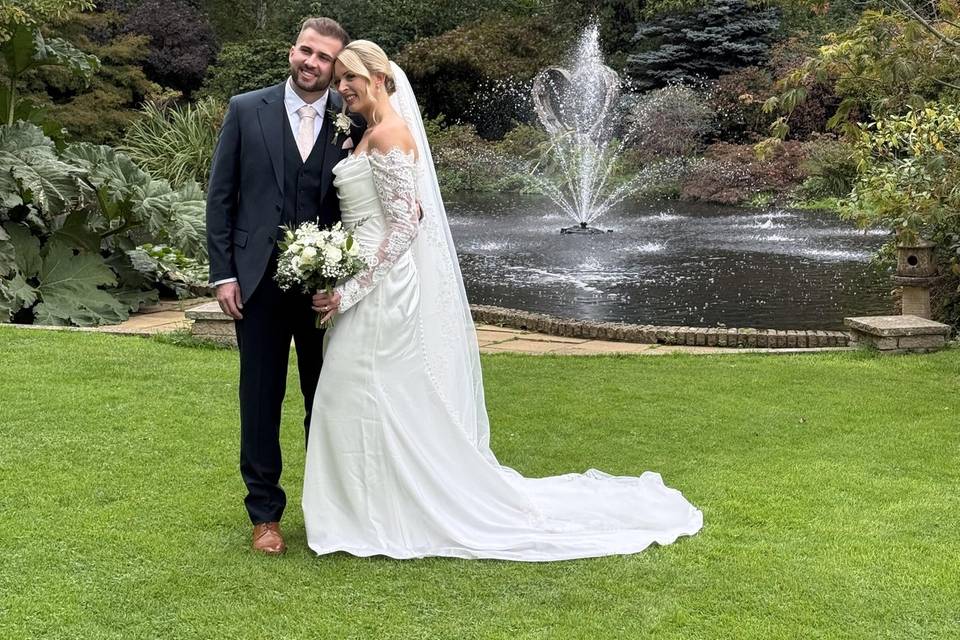 Just married glow