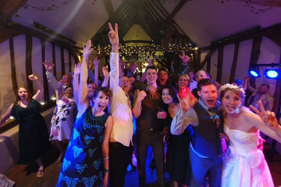 Just before the last song!