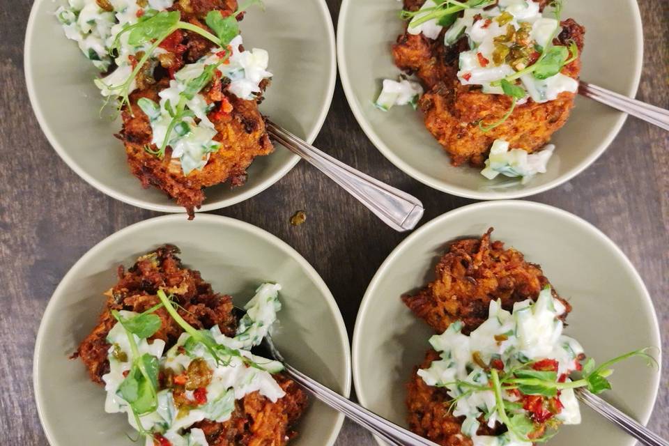 Bowl Food - Onion Bhaji