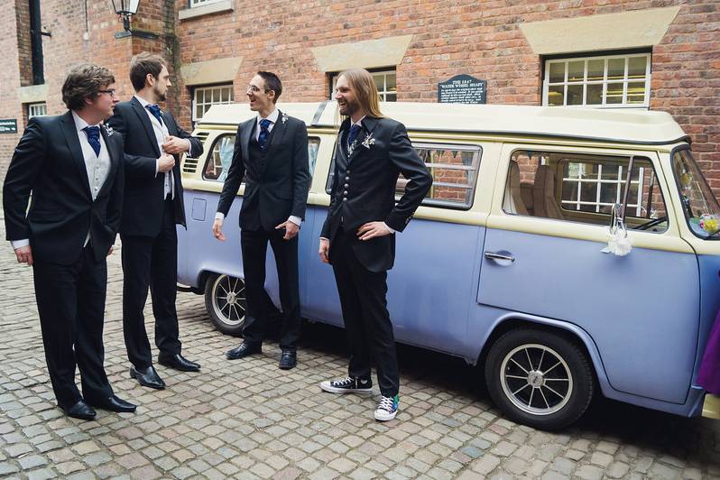 Groom and groomsmen