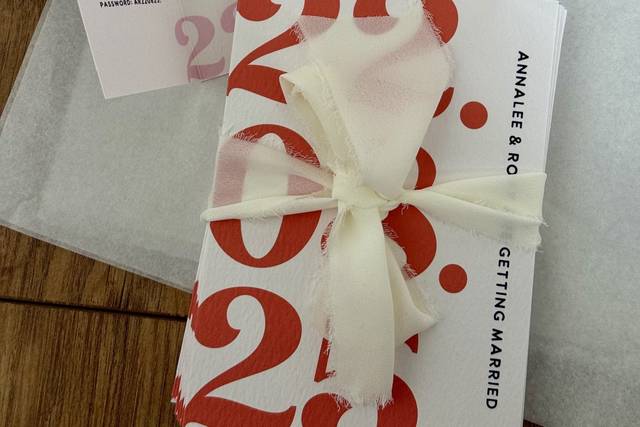 Gatefold invitation