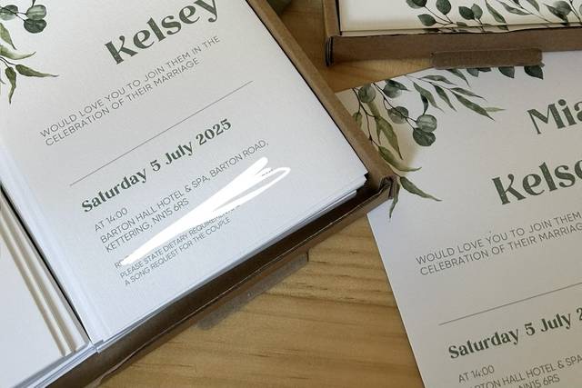 Invitation suite