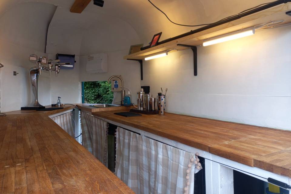 Inside the bar