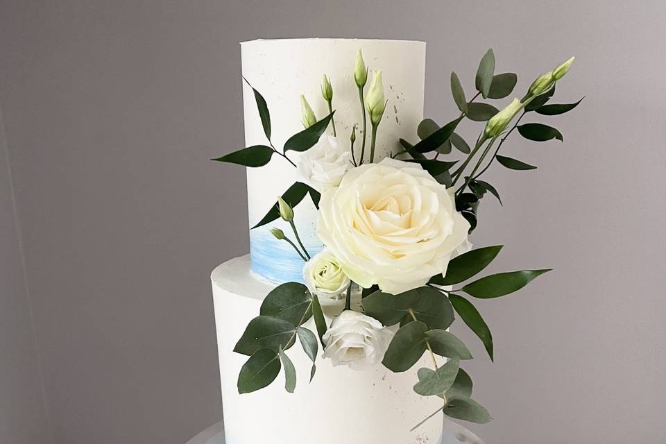 Fresh flower two tier