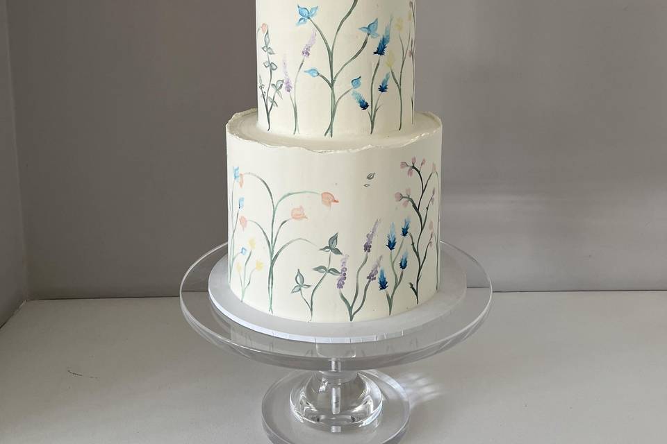 Hand painted florals