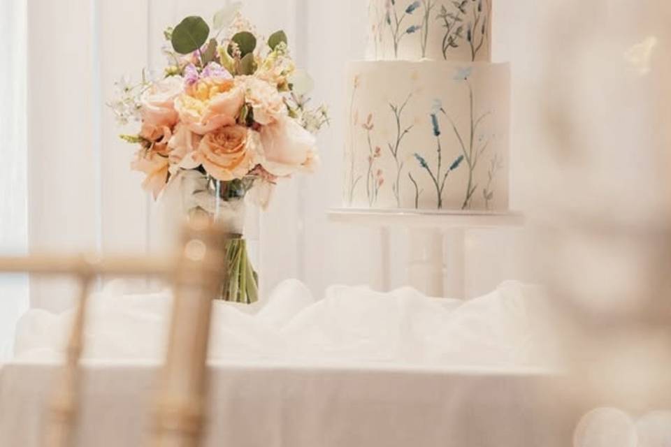 Hand painted florals