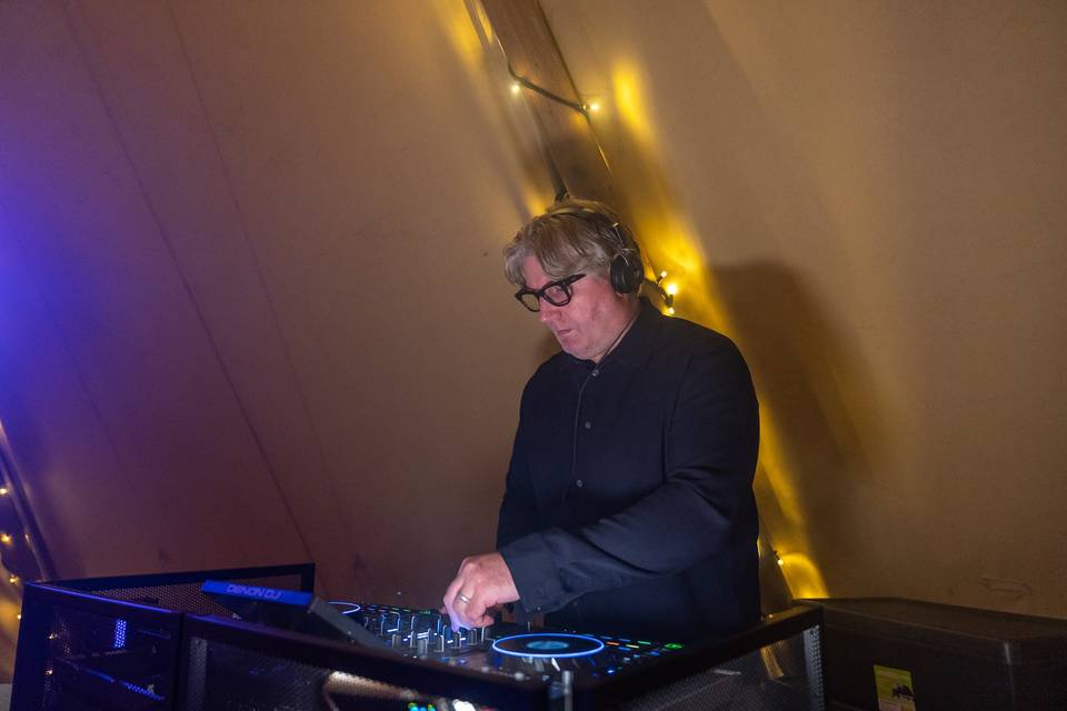 DJ performance stage
