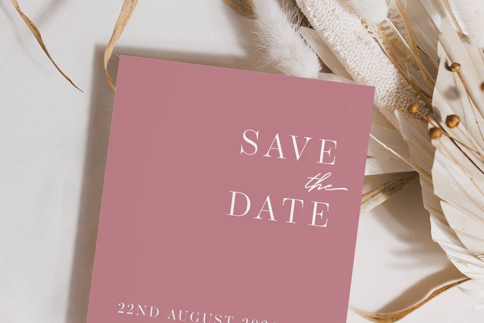 Save the Date Postcard