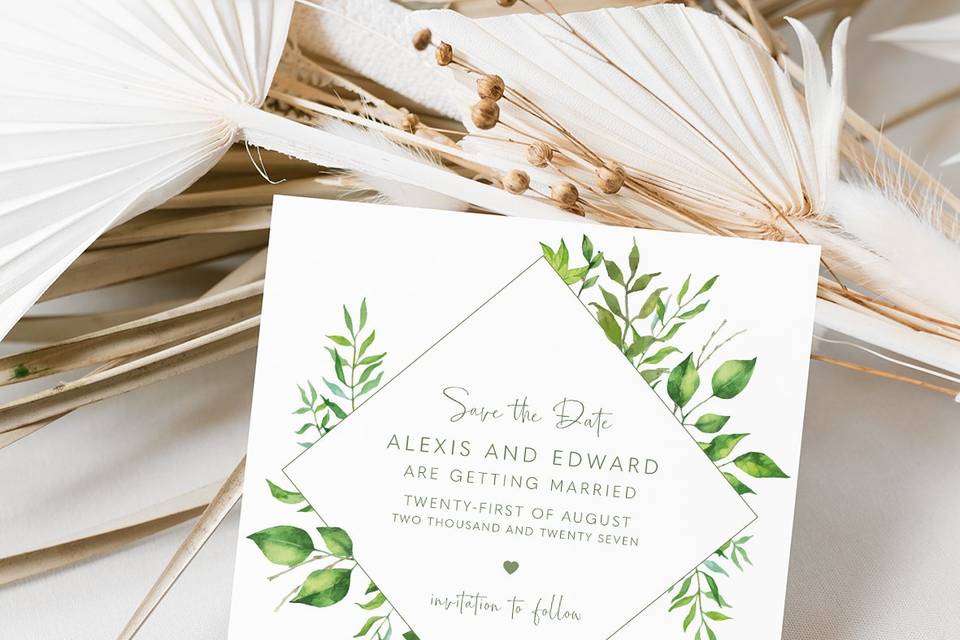 Save the Date Postcard