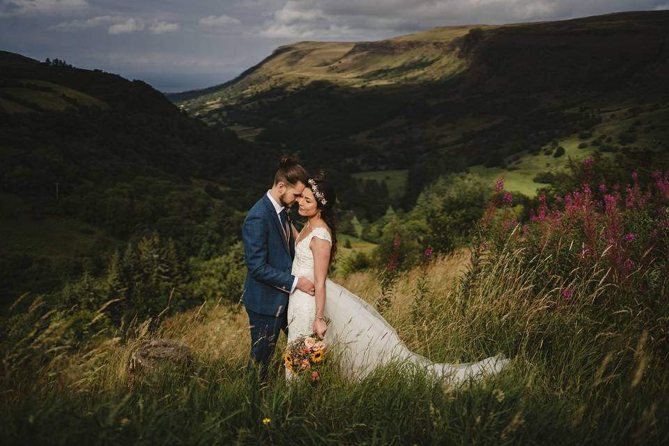 Glens of Antrim wedding