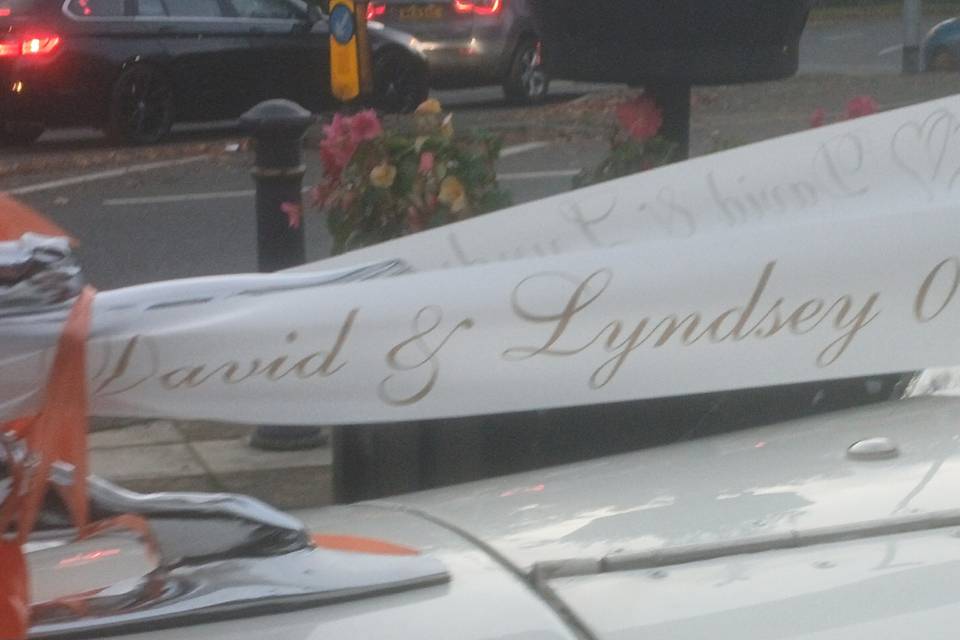 Personalised ribbon