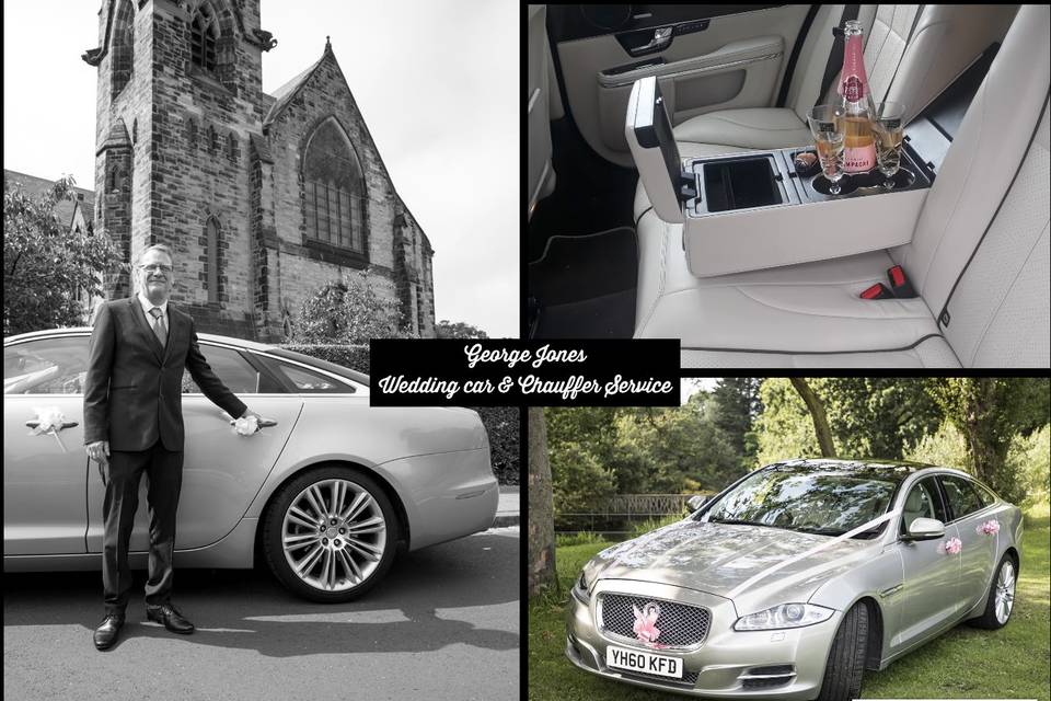 George Jones Wedding Cars collage