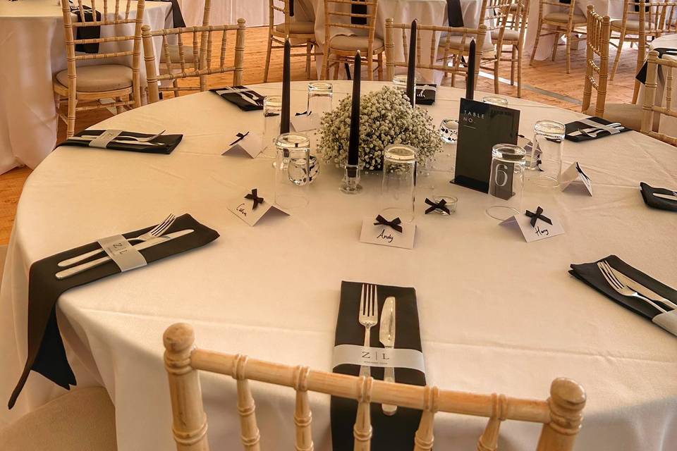 Marquee indoor