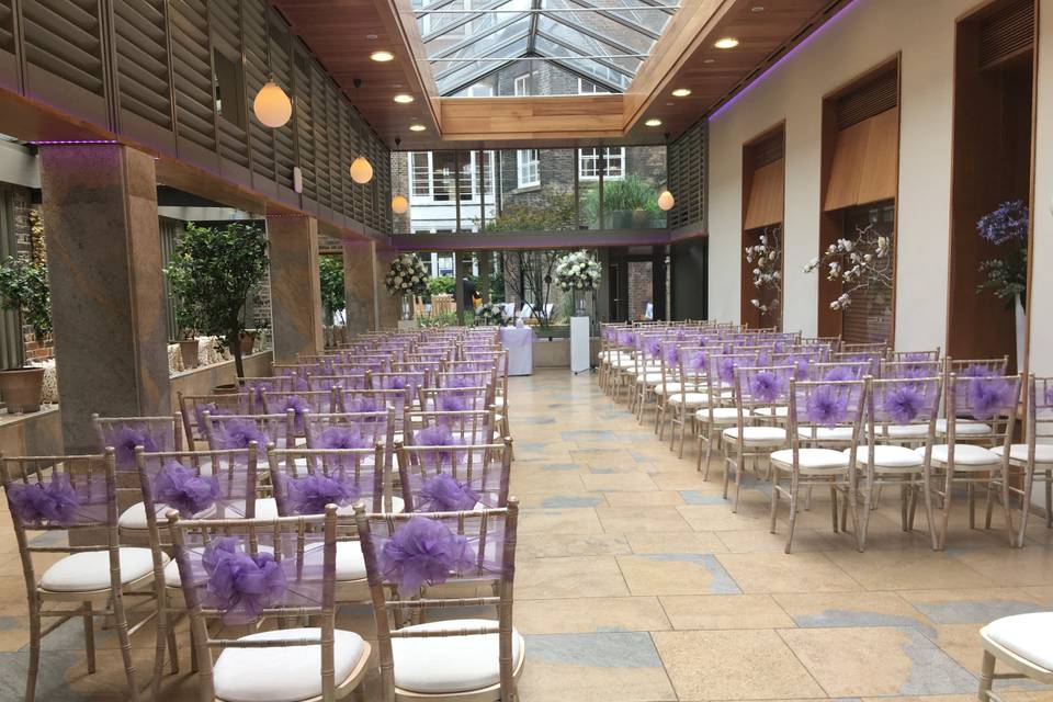 Courtyard reception