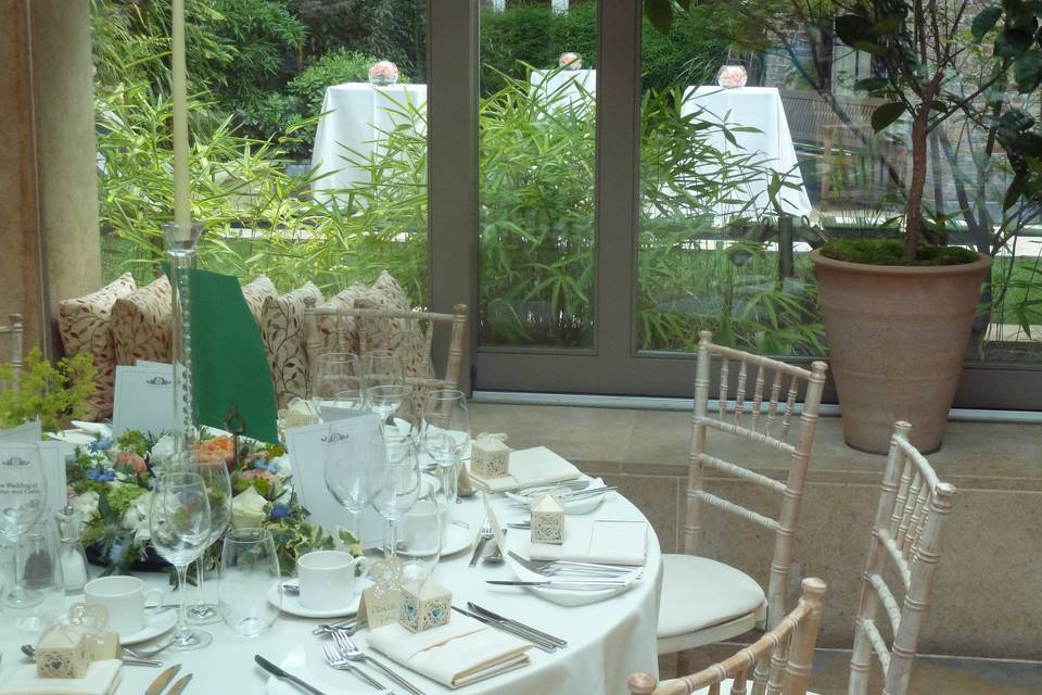 Orangery and courtyard