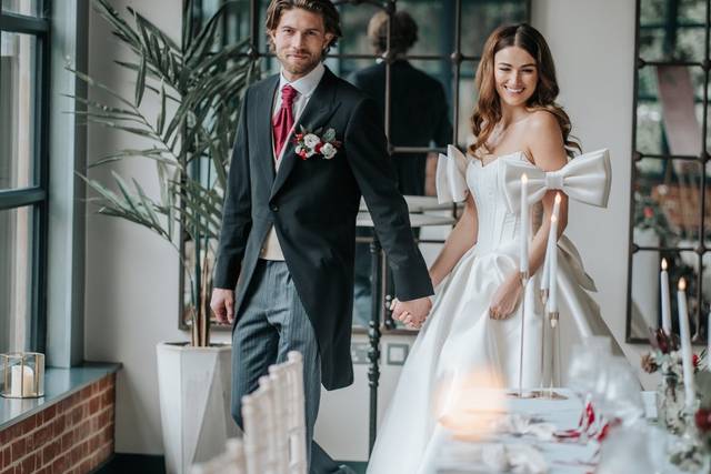 A romantic winter wedding