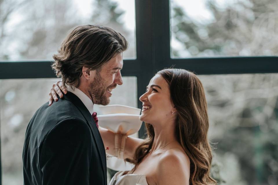 A winter wedding
