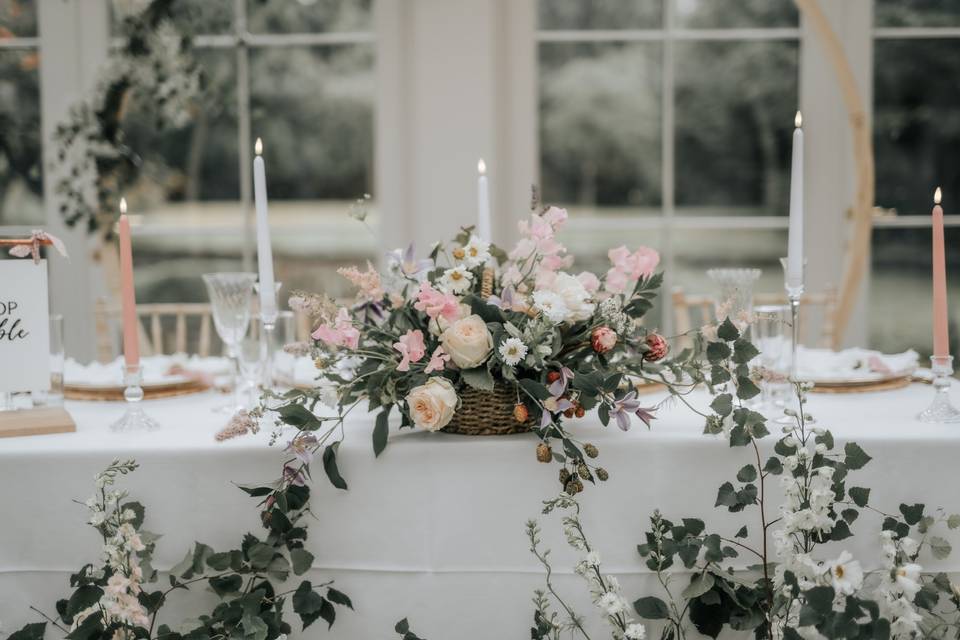 A spring wedding design
