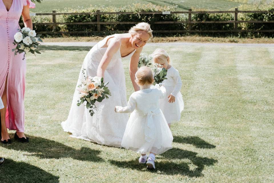 Bride & Daughters