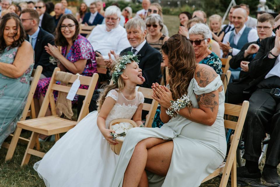 Flower Girl & Bridesmaid