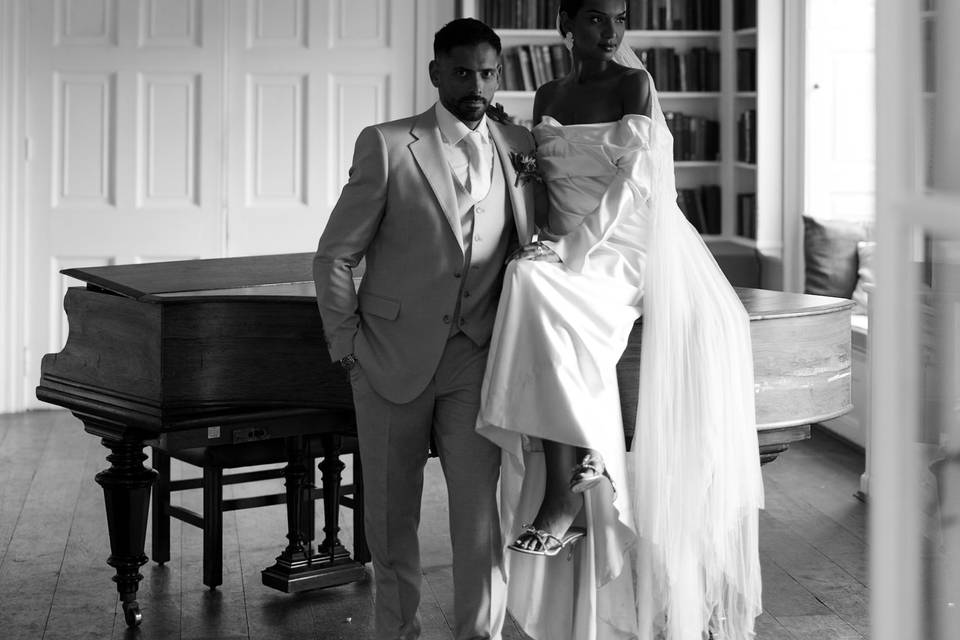 A beautiful city wedding
