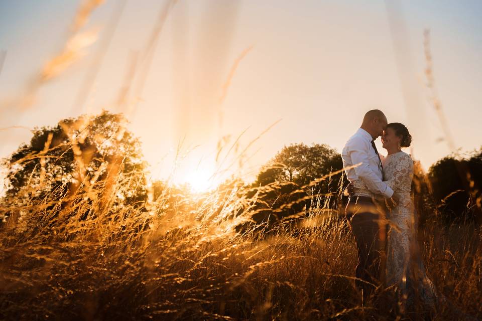 Couple time at golden hour