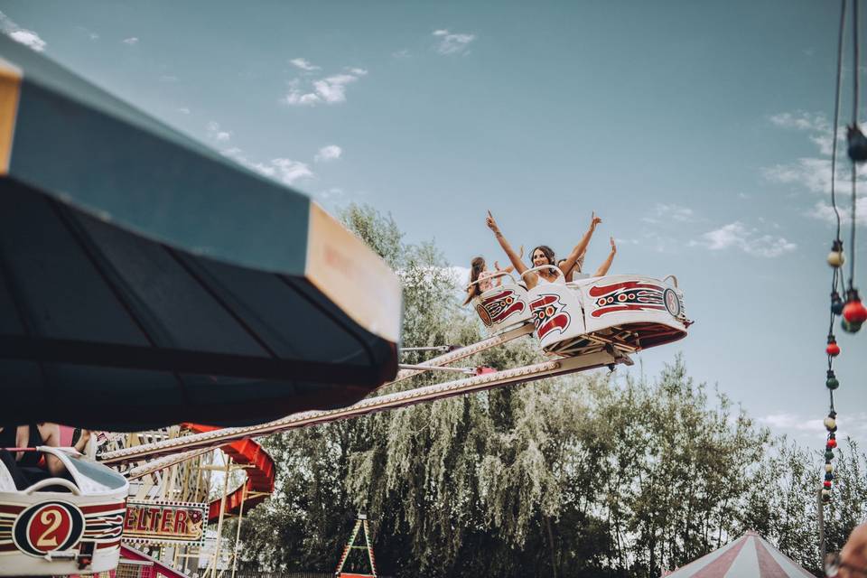 Enjoying rides at Marleybrook